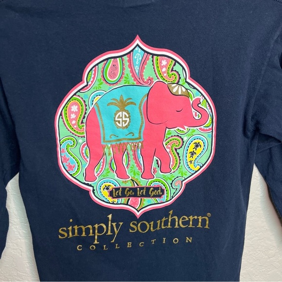 Simply Southern Elephant Long Sleeve Top - Picture 4 of 6